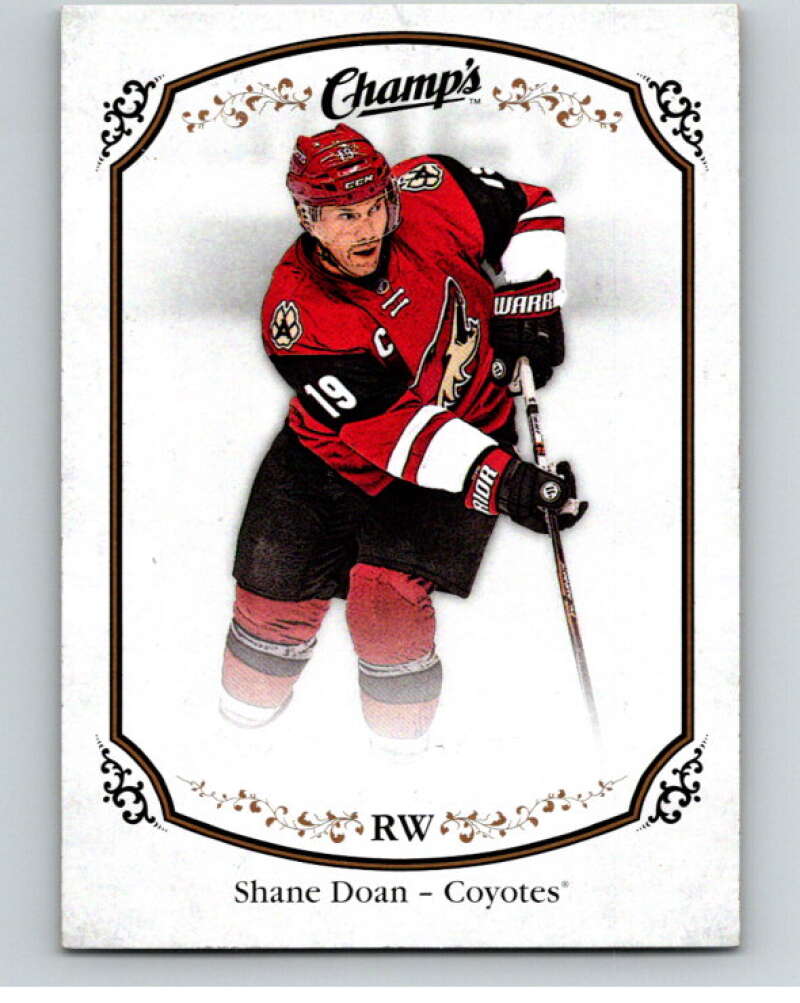 2015-16 Upper Deck Champs #59 Shane Doan  Arizona Coyotes  V94551 Image 1
