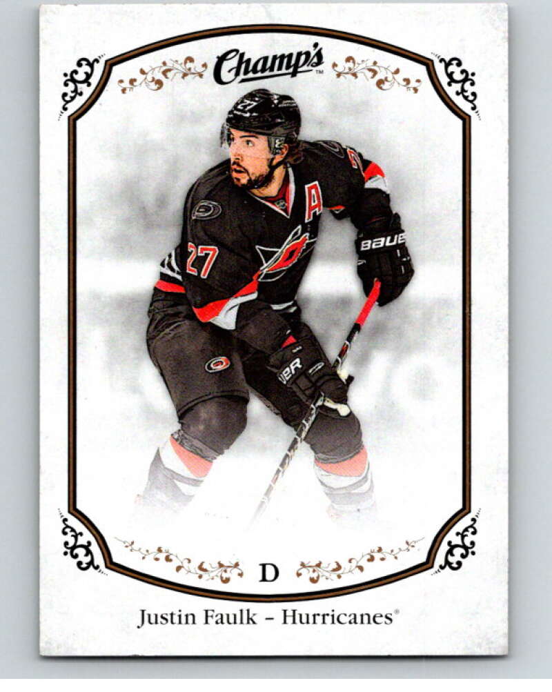 2015-16 Upper Deck Champs #77 Justin Faulk  Carolina Hurricanes  V94580 Image 1