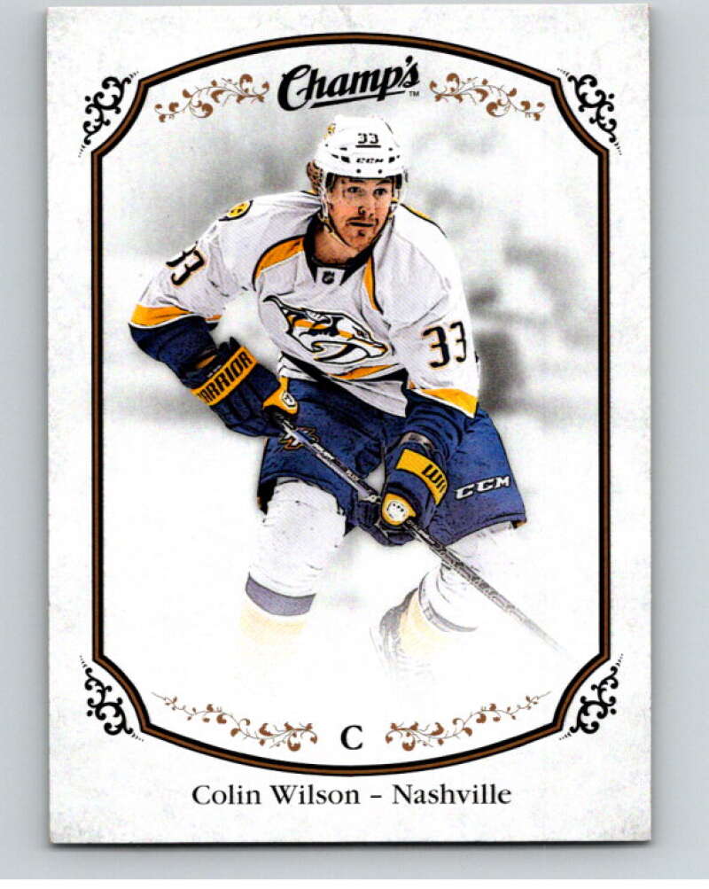 2015-16 Upper Deck Champs #96 Colin Wilson  Nashville Predators  V94608 Image 1