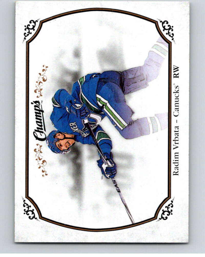 2015-16 Upper Deck Champs #101 Radim Vrbata  Vancouver Canucks  V94615 Image 1