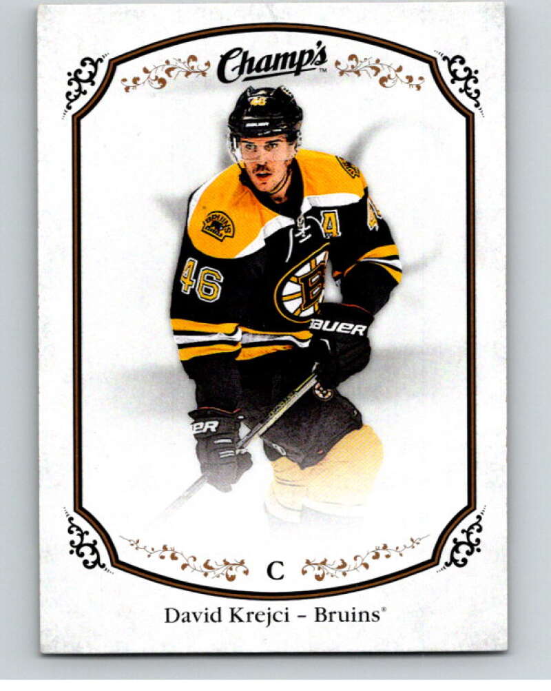 2015-16 Upper Deck Champs #114 David Krejci  Boston Bruins  V94630 Image 1