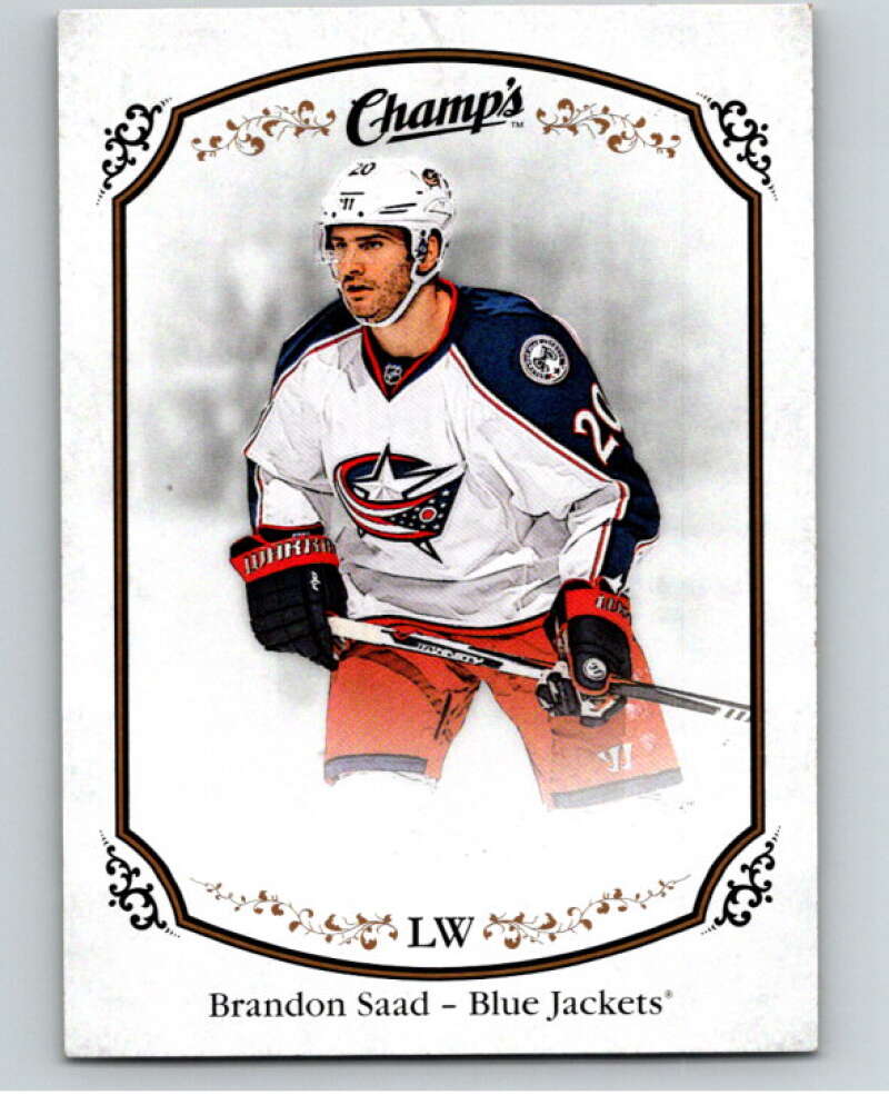 2015-16 Upper Deck Champs #117 Brandon Saad  Columbus Blue Jackets  V94636 Image 1
