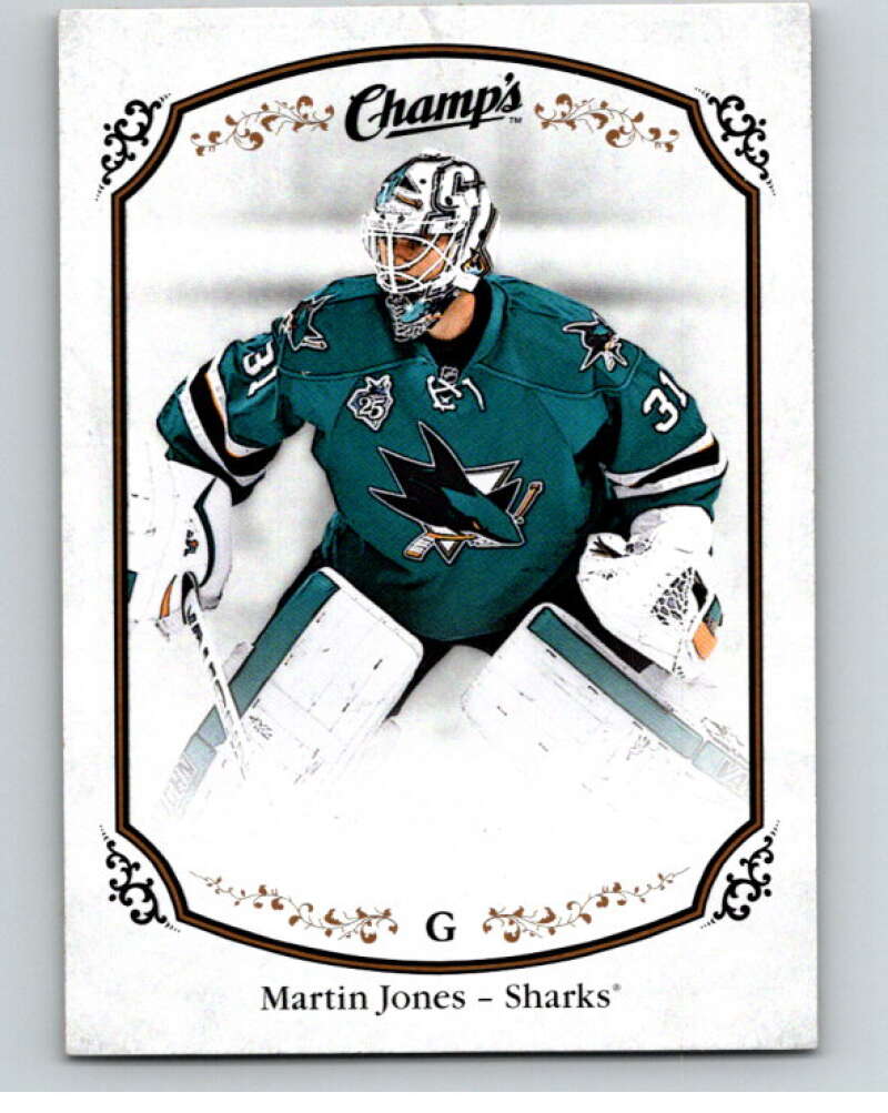 2015-16 Upper Deck Champs #119 Martin Jones  San Jose Sharks  V94639 Image 1