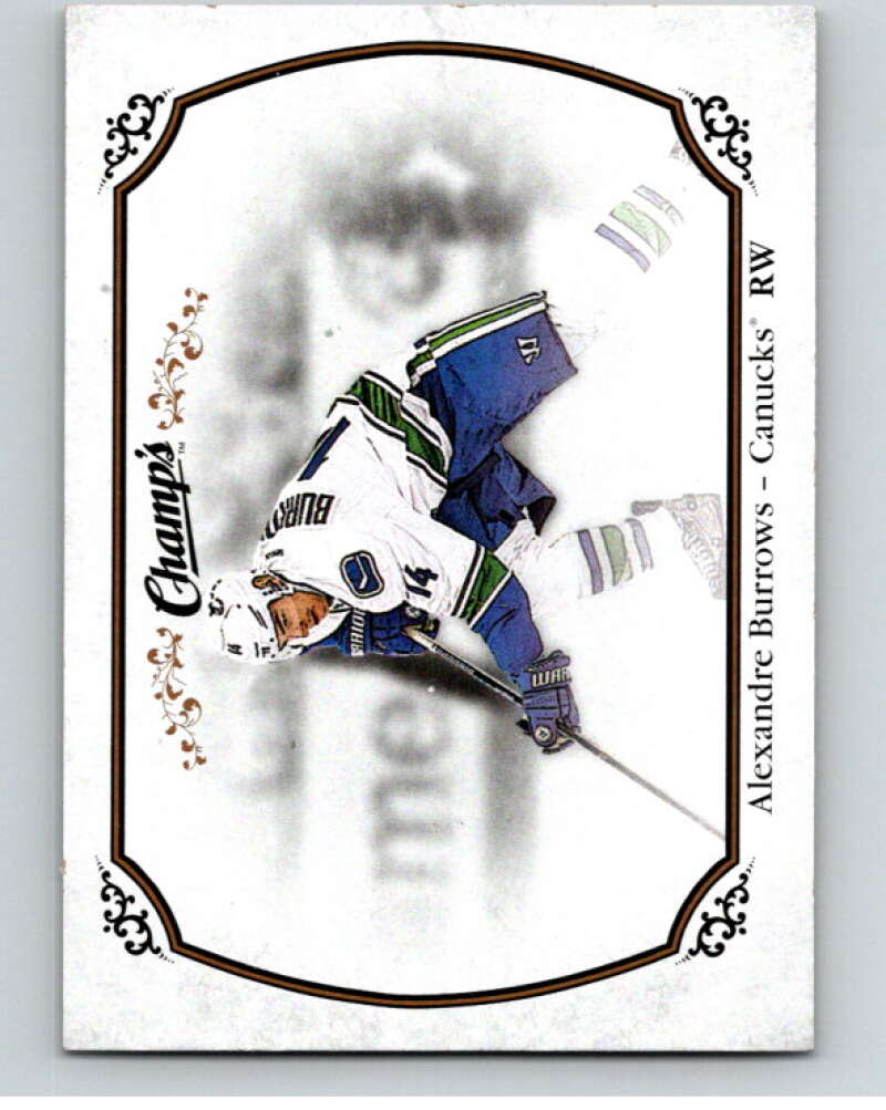 2015-16 Upper Deck Champs #137 Alexandre Burrows  Vancouver Canucks  V94671 Image 1