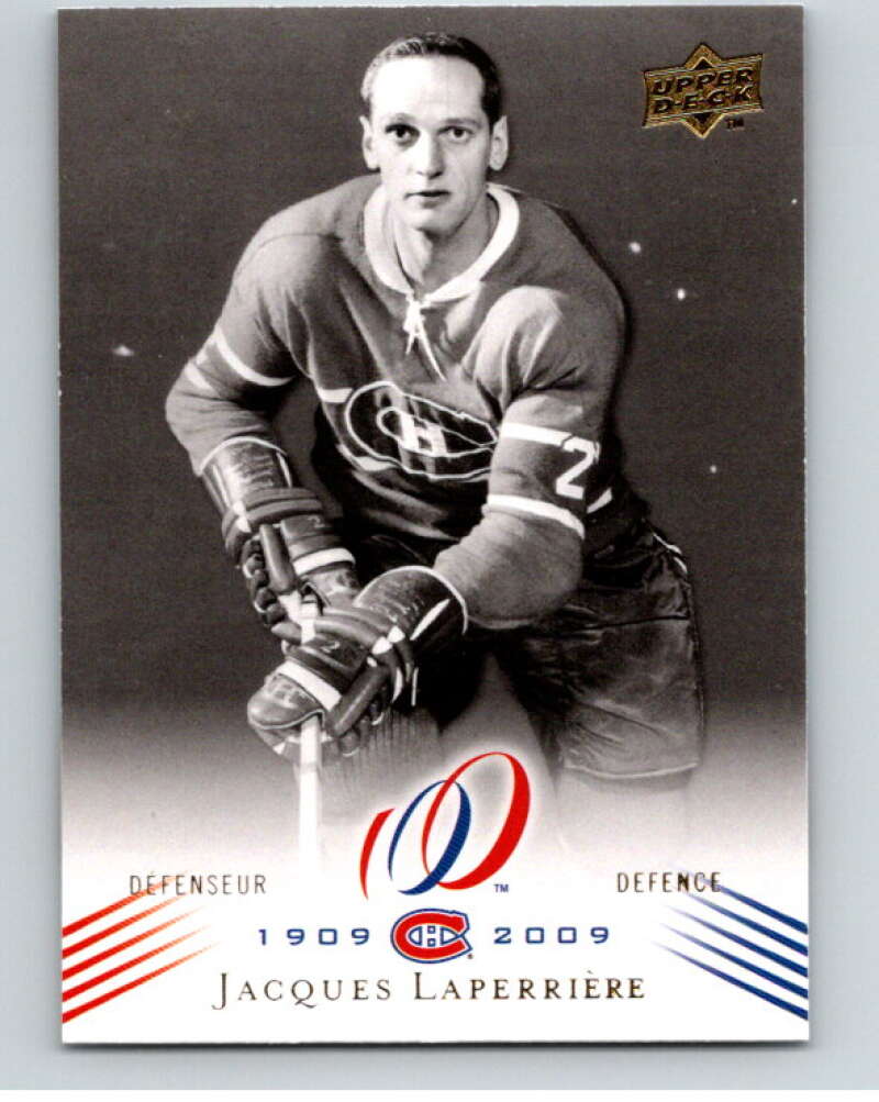 2008-09 UD Montreal Canadiens Centennial #21 Jacques Laperriere    V94783 Image 1