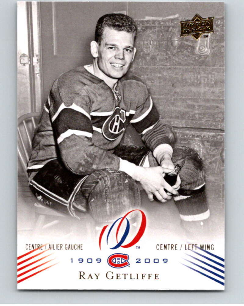 2008-09 UD Montreal Canadiens Centennial #98 Ray Getliffe    V94793 Image 1