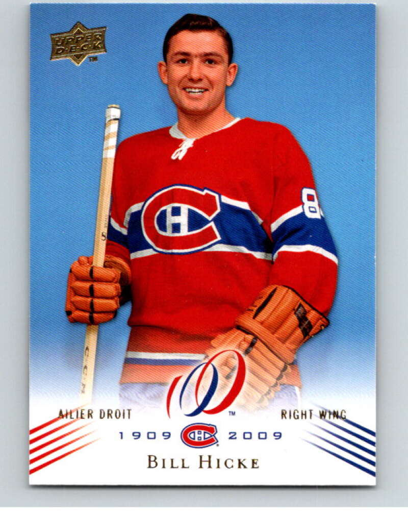 2008-09 UD Montreal Canadiens Centennial #106 Bill Hicke    V94794 Image 1