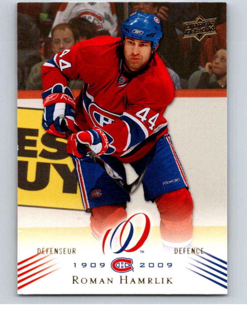 2008-09 UD Montreal Canadiens Centennial #122 Roman Hamrlik    V94798 Image 1