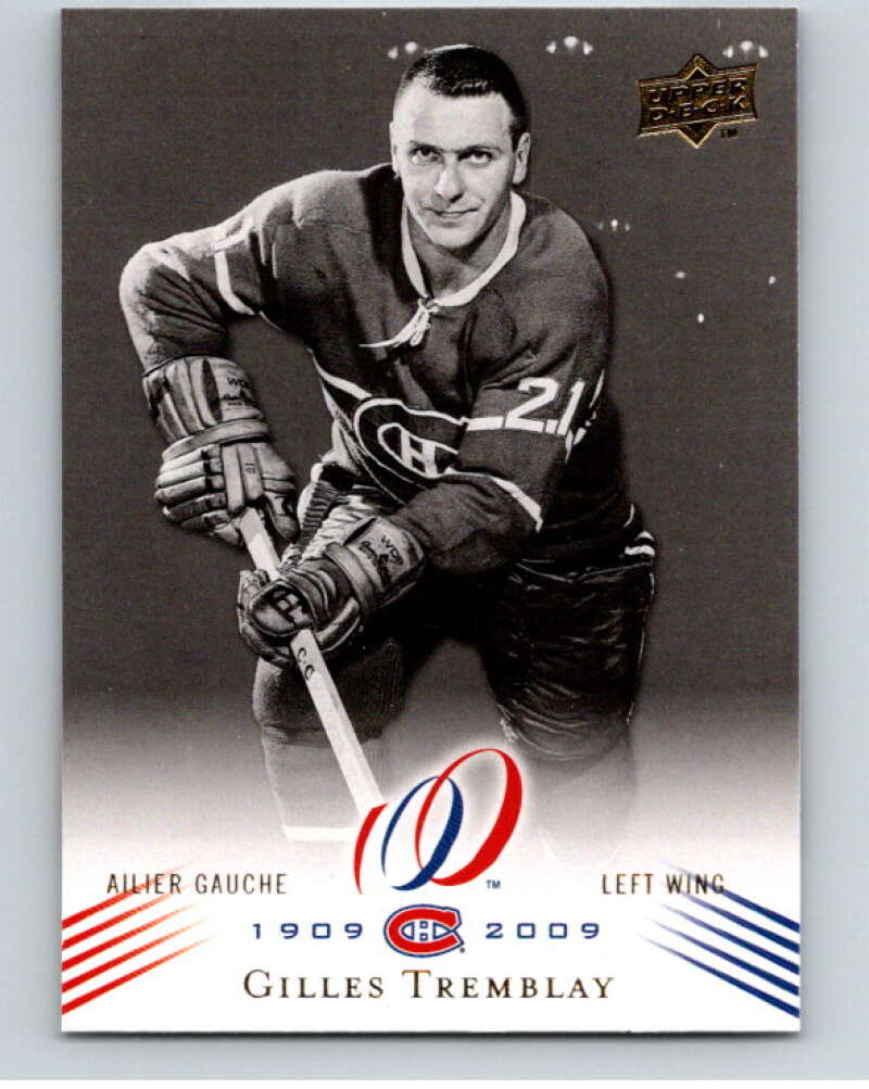2008-09 UD Montreal Canadiens Centennial #142 Gilles Tremblay    V94800 Image 1