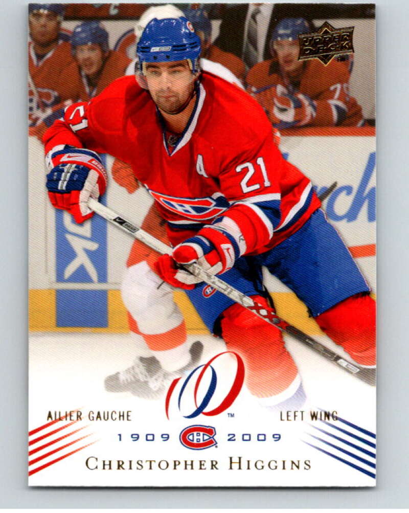 2008-09 UD Montreal Canadiens Centennial #173 Chris Higgins    V94808 Image 1