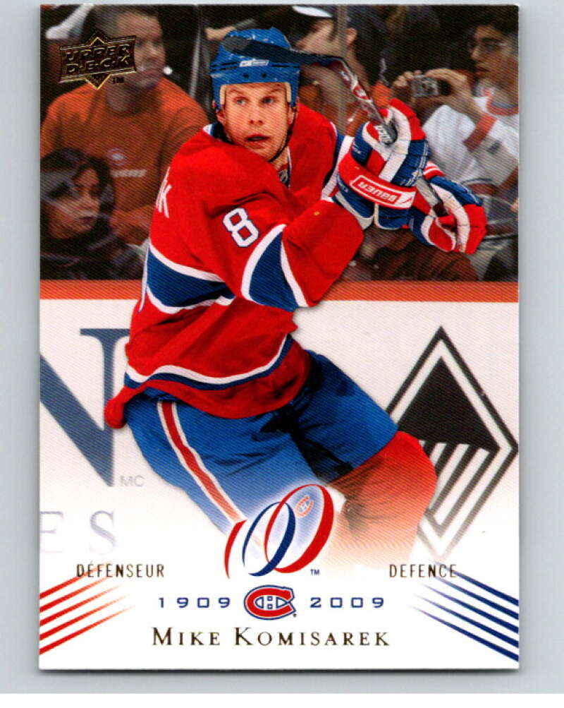 2008-09 UD Montreal Canadiens Centennial #176 Mike Komisarek    V94809 Image 1