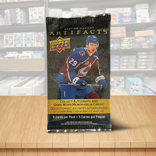 2021-22 Upper Deck Artifacts Hockey PACK - 5 cards per pack Image 1