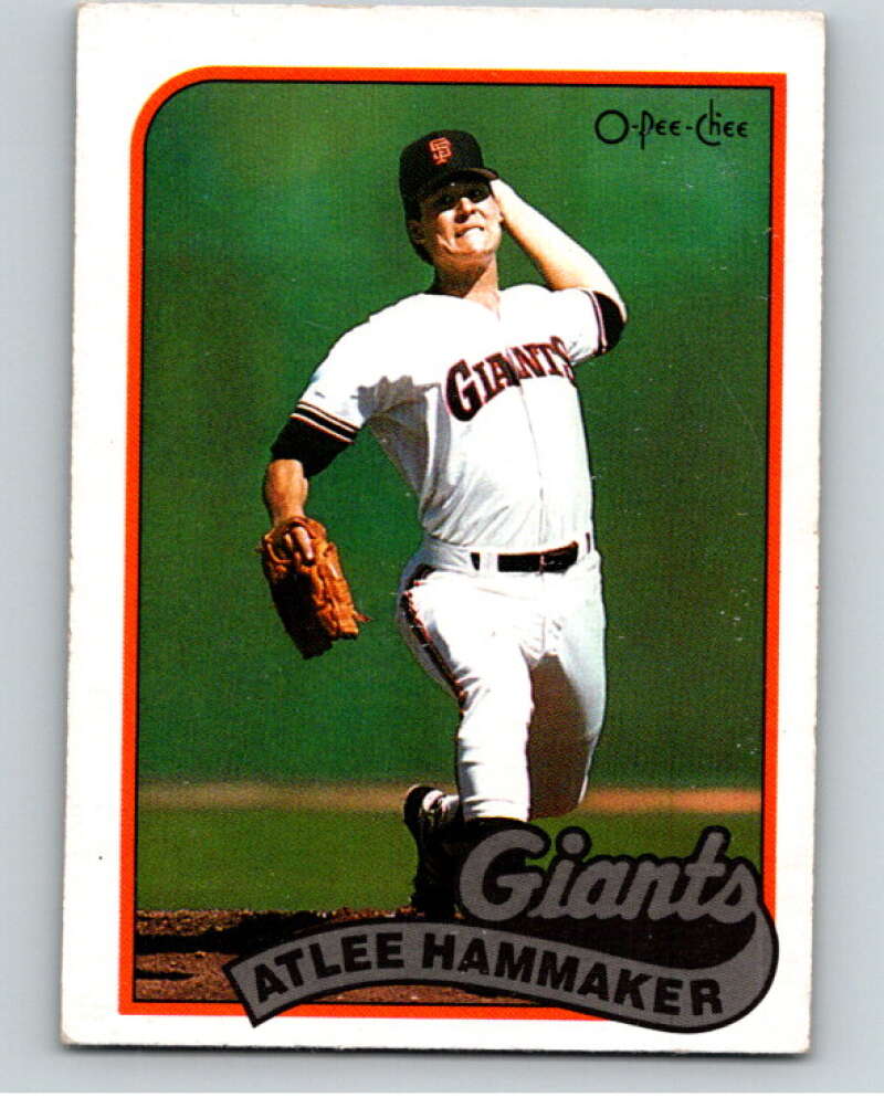1989 O-Pee-Chee Baseball #2 Atlee Hammaker  San Francisco Giants  V95280 Image 1