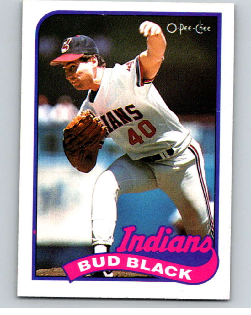 1989 O-Pee-Chee Baseball #5 Bud Black  Cleveland Indians  V95283 Image 1
