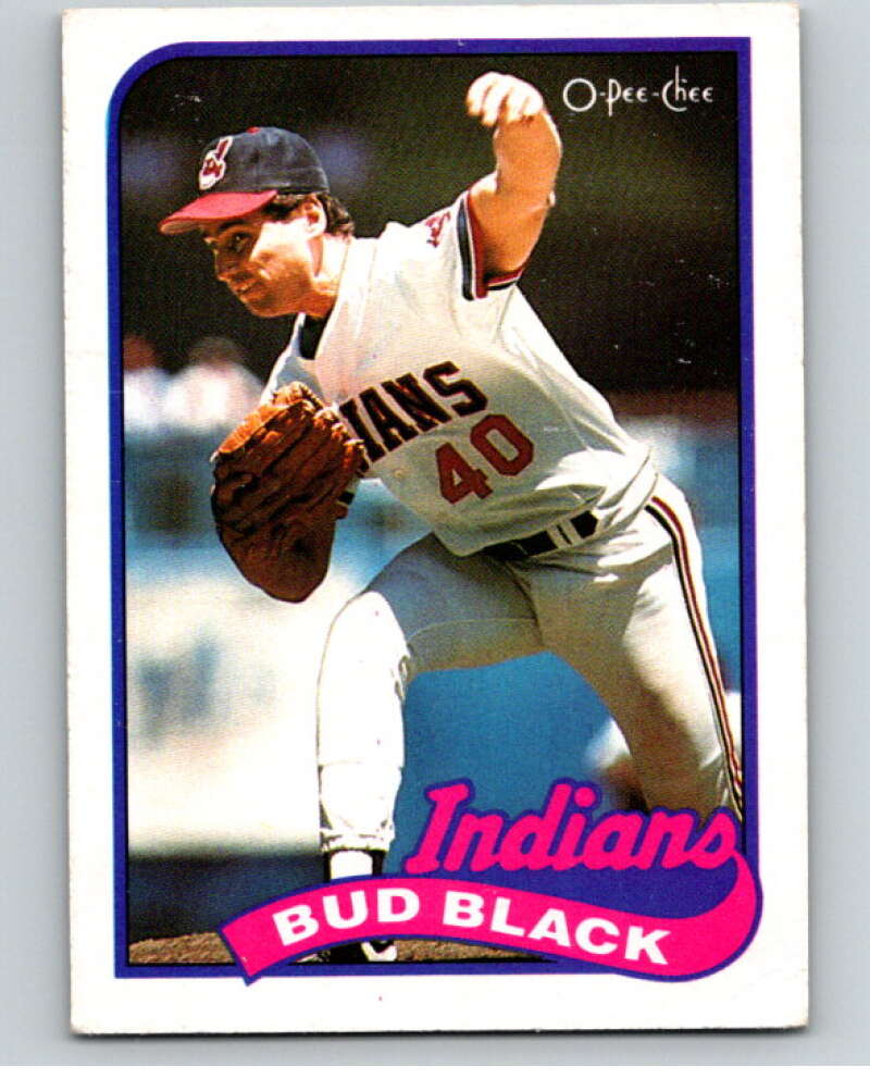 1989 O-Pee-Chee Baseball #5 Bud Black  Cleveland Indians  V95284 Image 1