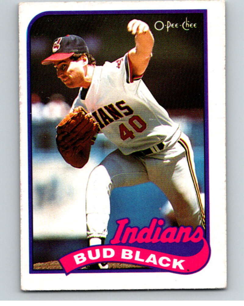 1989 O-Pee-Chee Baseball #5 Bud Black  Cleveland Indians  V95286 Image 1