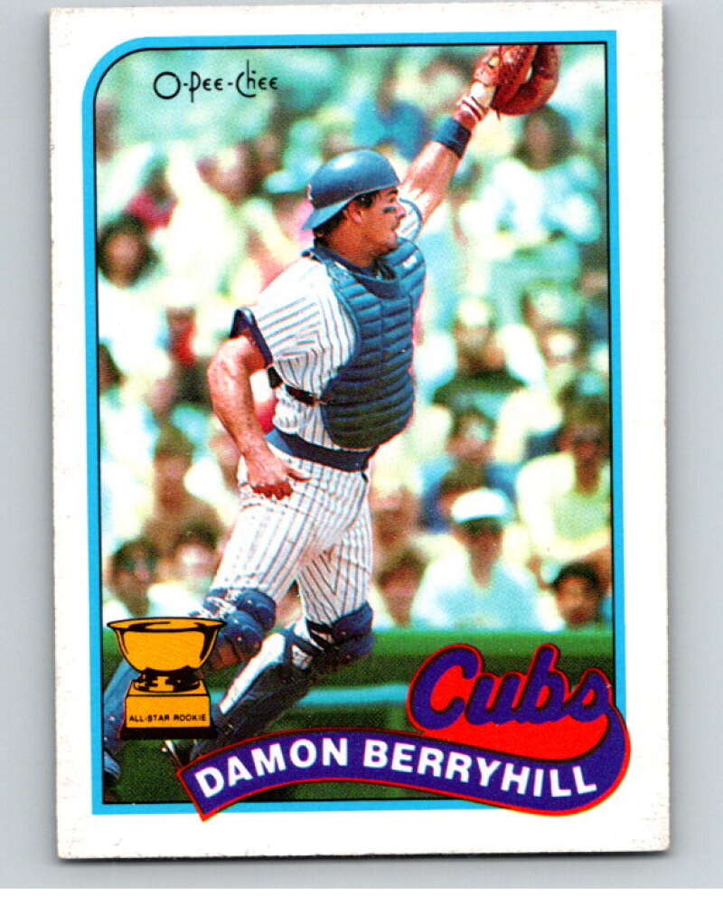1989 O-Pee-Chee Baseball #6 Damon Berryhill  Chicago Cubs  V95288 Image 1
