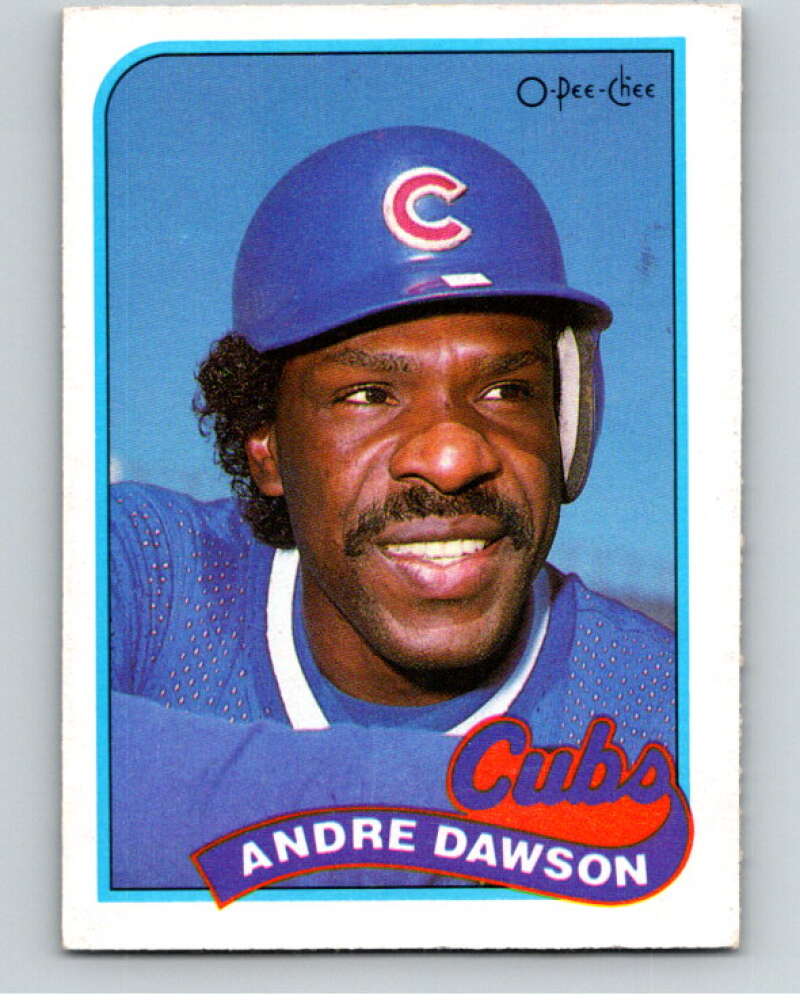 1989 O-Pee-Chee Baseball #10 Andre Dawson  Chicago Cubs  V95297 Image 1