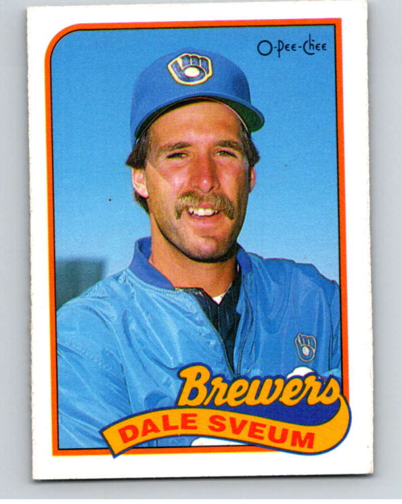 1989 O-Pee-Chee Baseball #12 Dale Sveum  Milwaukee Brewers  V95303 Image 1