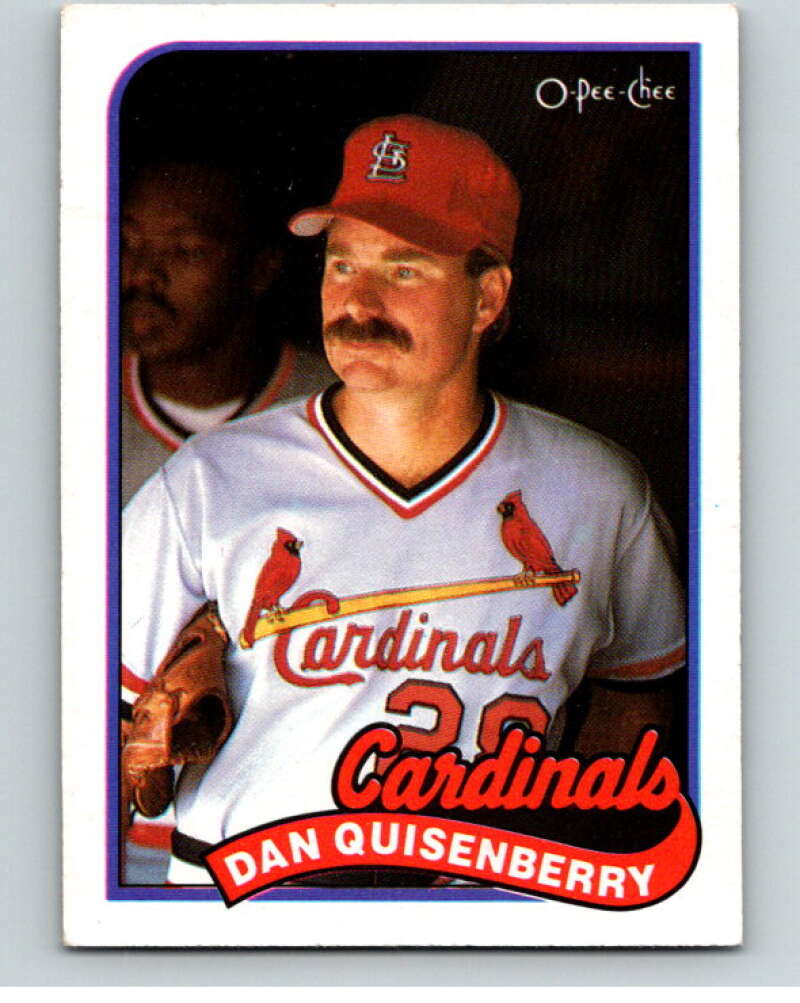 1989 O-Pee-Chee Baseball #13 Dan Quisenberry  St. Louis Cardinals  V95304 Image 1