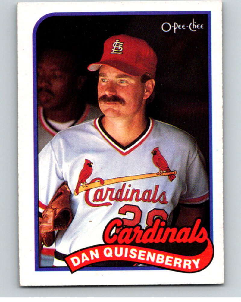 1989 O-Pee-Chee Baseball #13 Dan Quisenberry  St. Louis Cardinals  V95305 Image 1