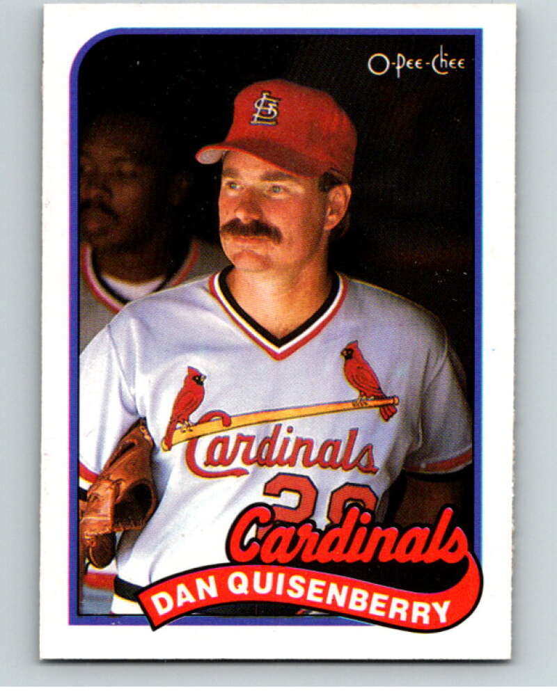 1989 O-Pee-Chee Baseball #13 Dan Quisenberry  St. Louis Cardinals  V95306 Image 1