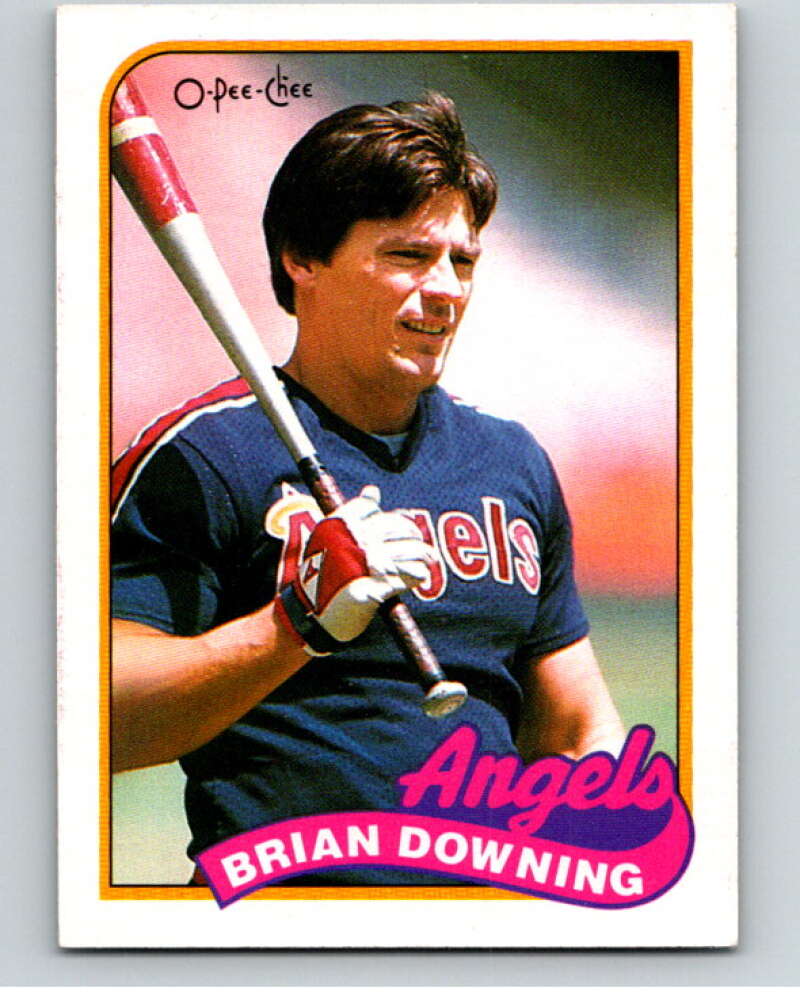 1989 O-Pee-Chee Baseball #17 Brian Downing  California Angels  V95314 Image 1