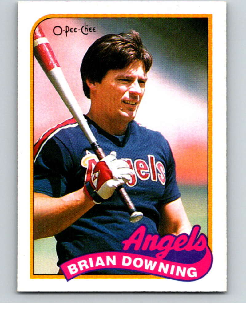 1989 O-Pee-Chee Baseball #17 Brian Downing  California Angels  V95316 Image 1