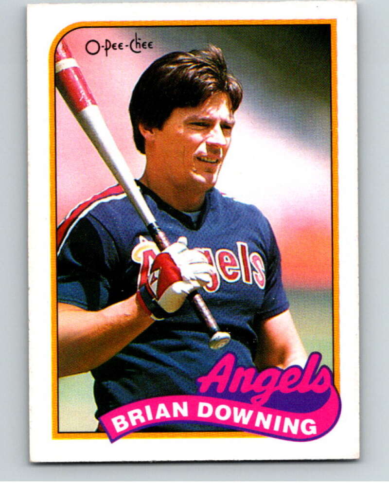 1989 O-Pee-Chee Baseball #17 Brian Downing  California Angels  V95317 Image 1