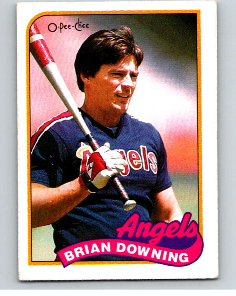 1989 O-Pee-Chee Baseball #17 Brian Downing  California Angels  V95318 Image 1