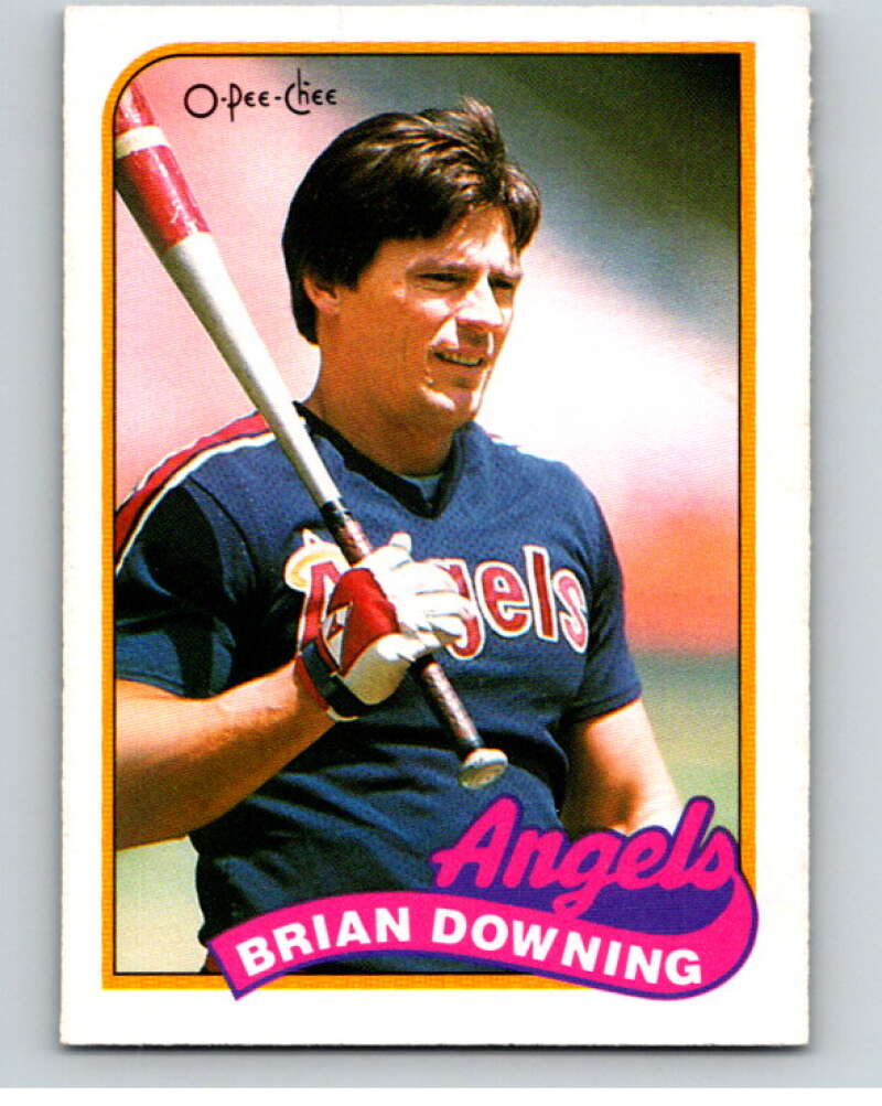 1989 O-Pee-Chee Baseball #17 Brian Downing  California Angels  V95319 Image 1