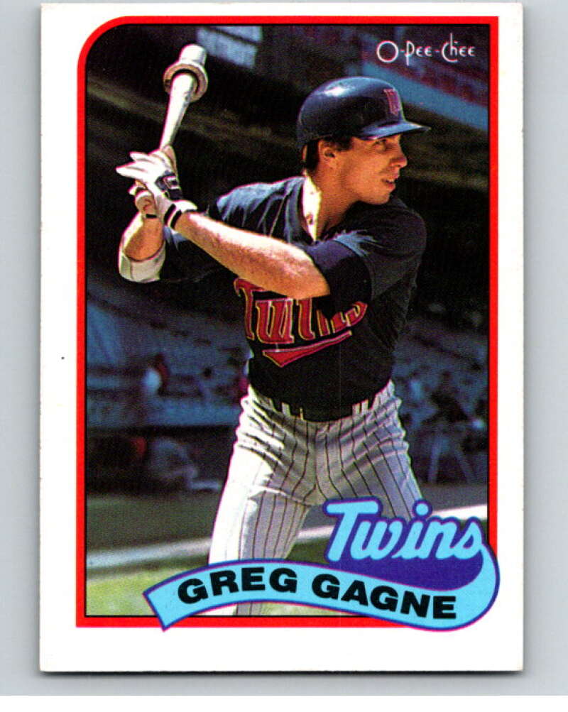 1989 O-Pee-Chee Baseball #19 Greg Gagne  Minnesota Twins  V95324 Image 1