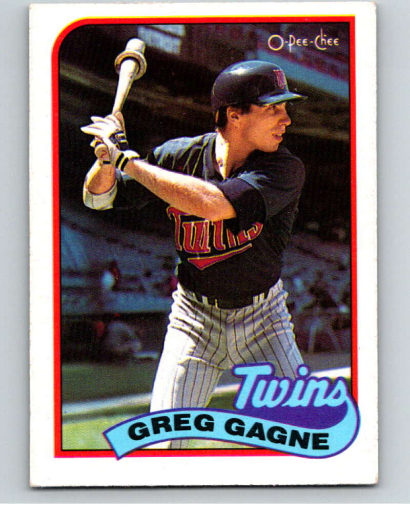 1989 O-Pee-Chee Baseball #19 Greg Gagne  Minnesota Twins  V95325 Image 1
