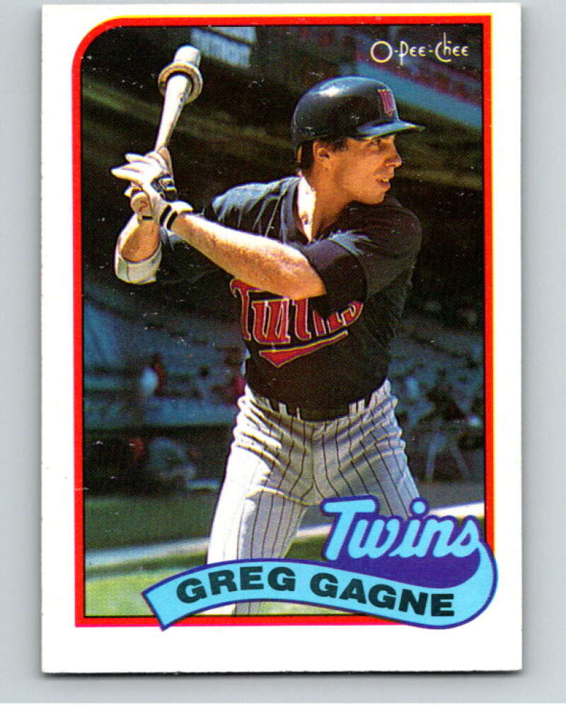 1989 O-Pee-Chee Baseball #19 Greg Gagne  Minnesota Twins  V95326 Image 1