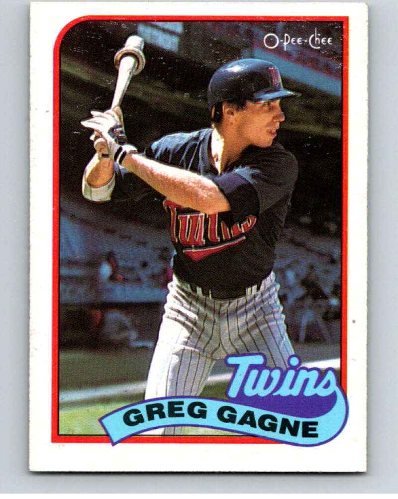 1989 O-Pee-Chee Baseball #19 Greg Gagne  Minnesota Twins  V95327 Image 1