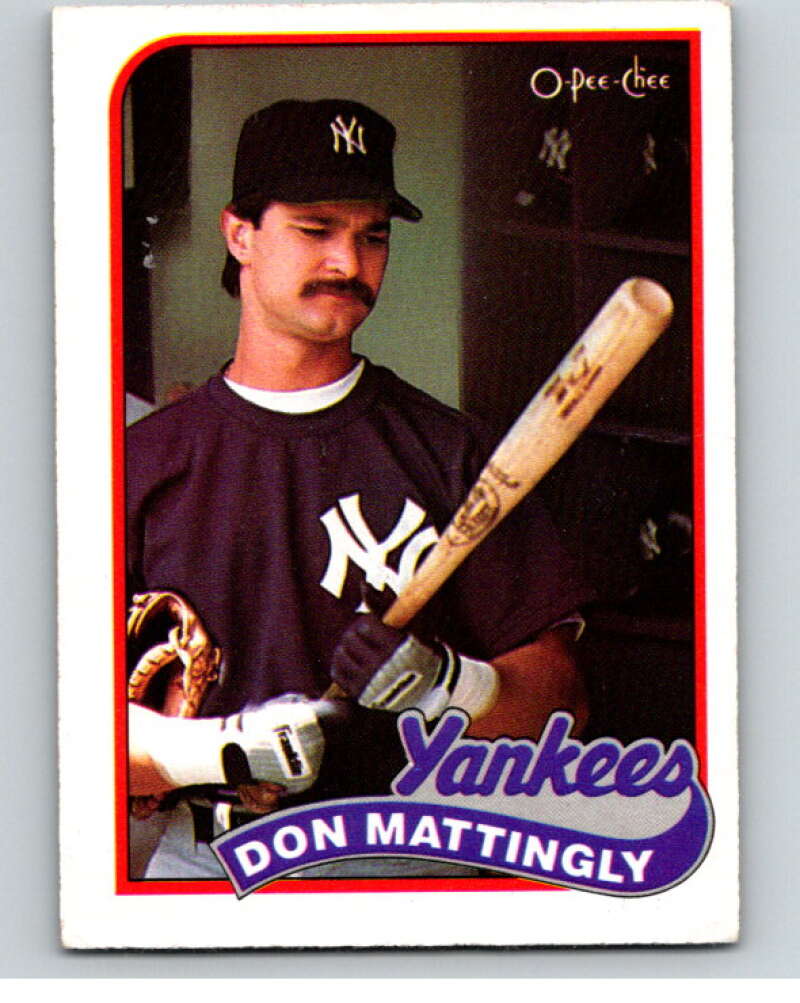 1989 O-Pee-Chee Baseball #26 Don Mattingly  New York Yankees  V95346 Image 1
