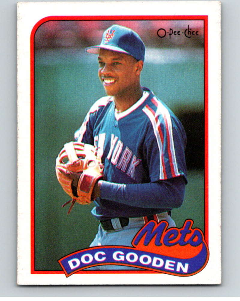1989 O-Pee-Chee Baseball #30 Dwight Gooden  New York Mets  V95352 Image 1