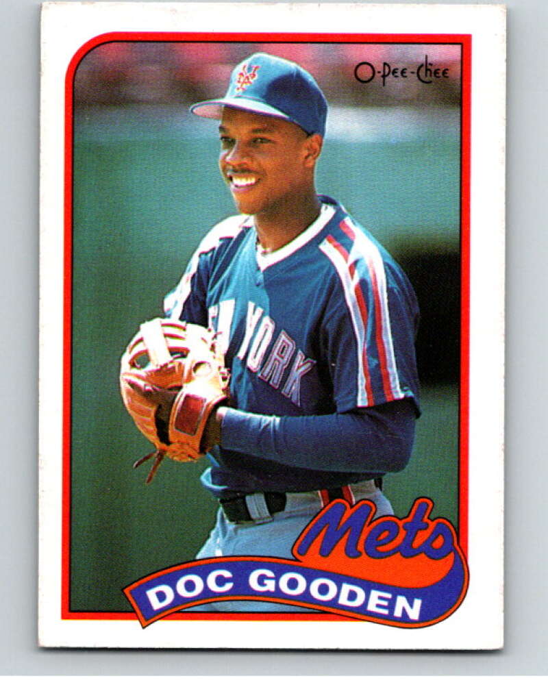 1989 O-Pee-Chee Baseball #30 Dwight Gooden  New York Mets  V95353 Image 1
