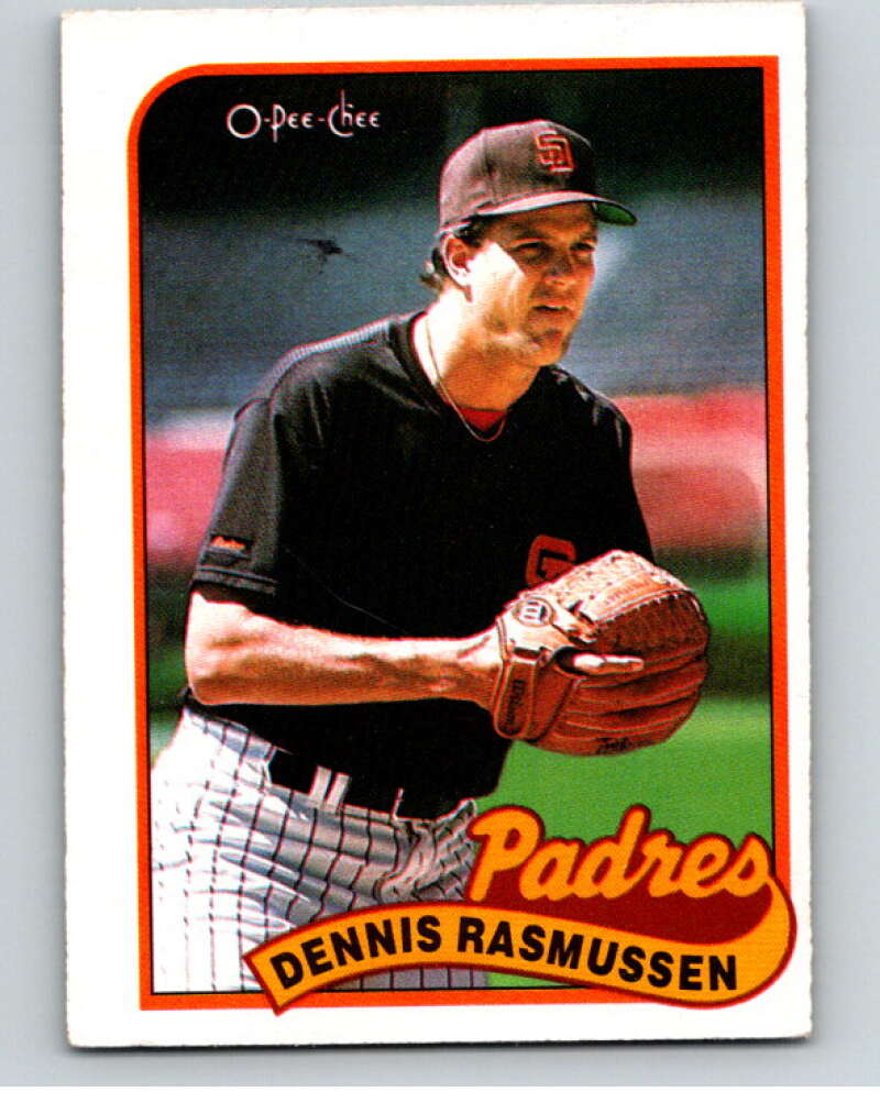 1989 O-Pee-Chee Baseball #32 Dennis Rasmussen Padres  V95360 Image 1