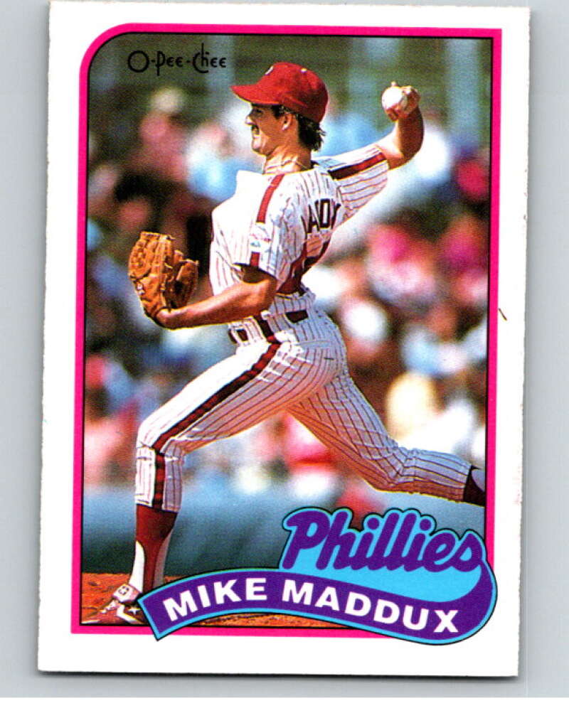1989 O-Pee-Chee Baseball #39 Mike Maddux  Philadelphia Phillies  V95376 Image 1