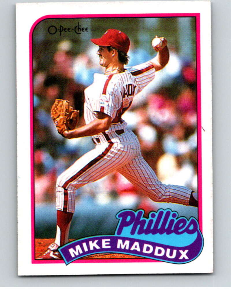 1989 O-Pee-Chee Baseball #39 Mike Maddux  Philadelphia Phillies  V95377 Image 1