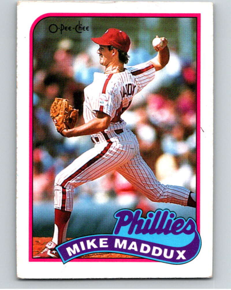 1989 O-Pee-Chee Baseball #39 Mike Maddux  Philadelphia Phillies  V95378 Image 1