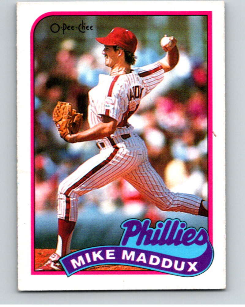 1989 O-Pee-Chee Baseball #39 Mike Maddux  Philadelphia Phillies  V95381 Image 1