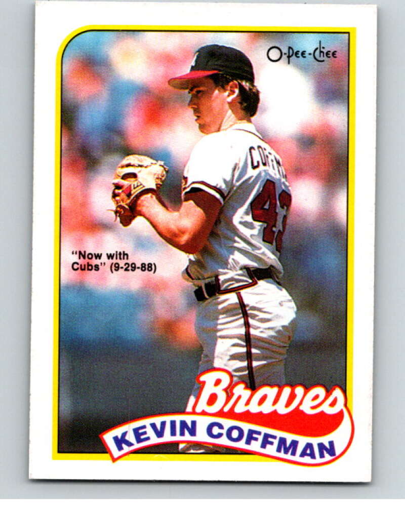 1989 O-Pee-Chee Baseball #44 Kevin Coffman Cubs/Braves  V95397 Image 1