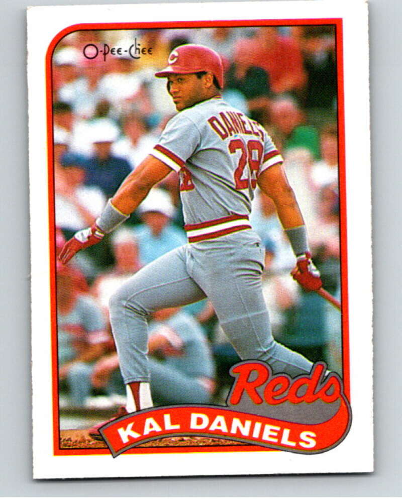 1989 O-Pee-Chee Baseball #45 Kal Daniels  Cincinnati Reds  V95398 Image 1