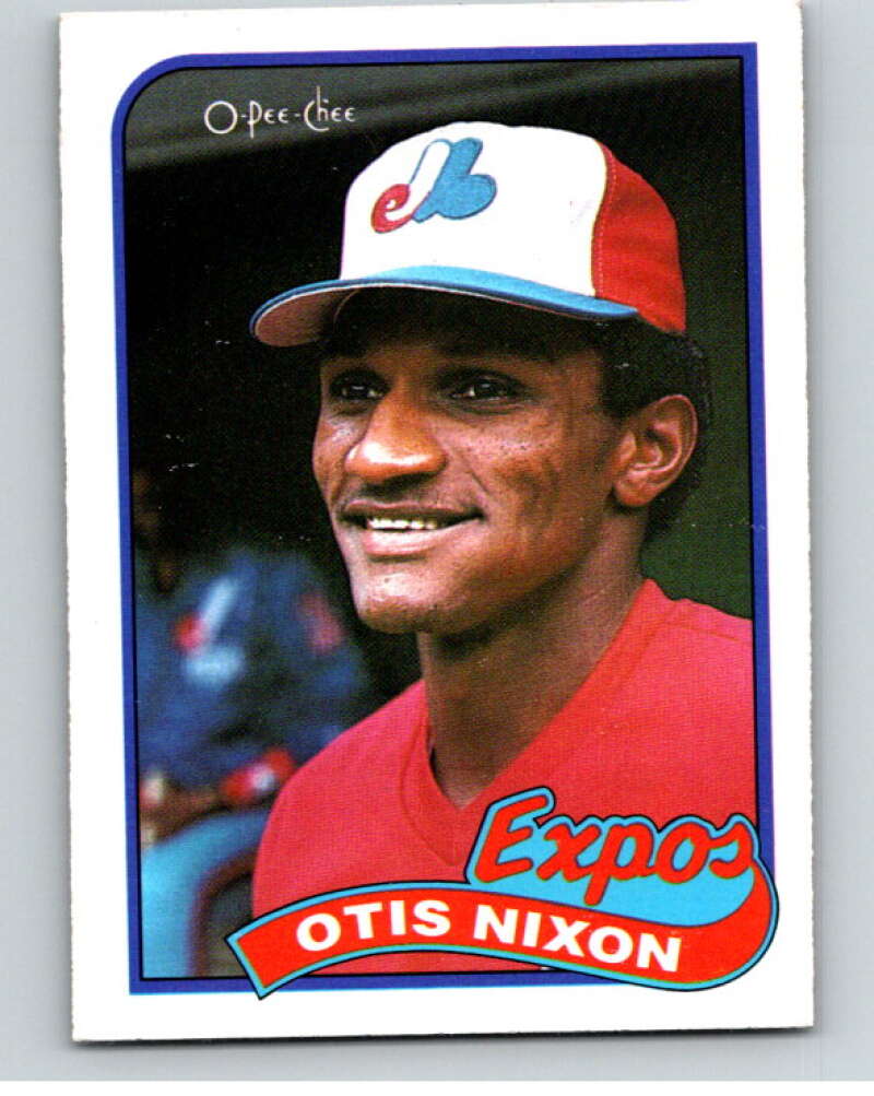 1989 O-Pee-Chee Baseball #54 Otis Nixon  Montreal Expos  V95413 Image 1