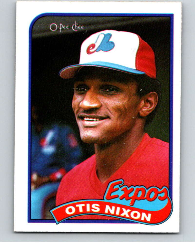 1989 O-Pee-Chee Baseball #54 Otis Nixon  Montreal Expos  V95415 Image 1