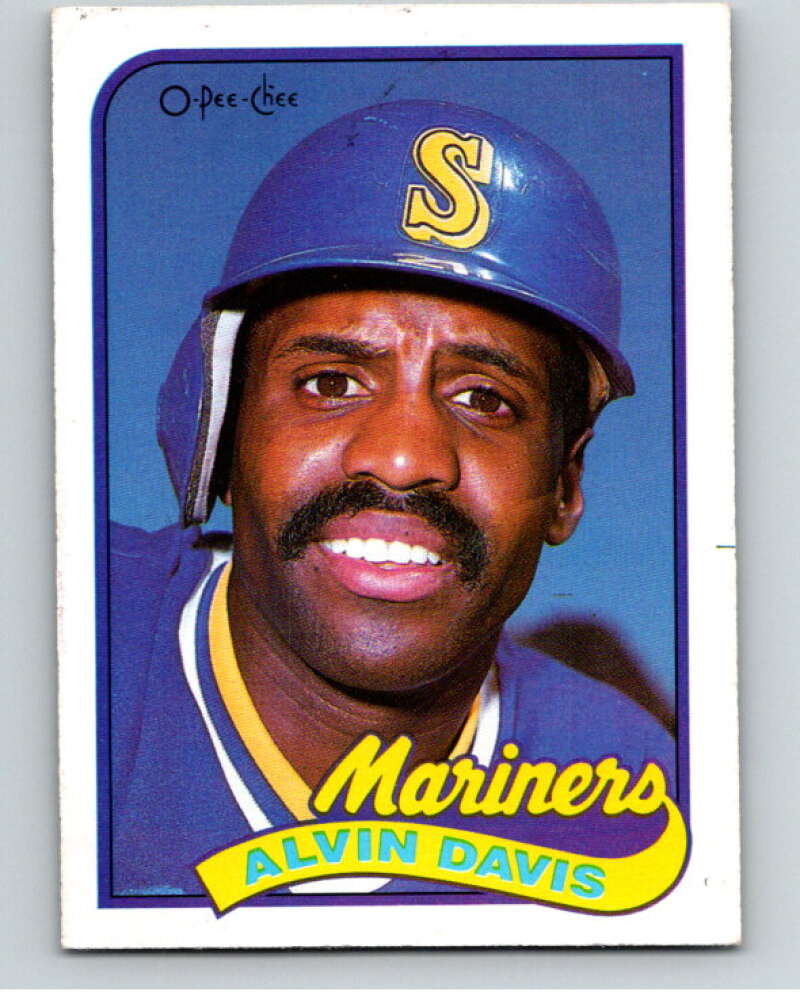 1989 O-Pee-Chee Baseball #57 Alvin Davis  Seattle Mariners  V95422 Image 1