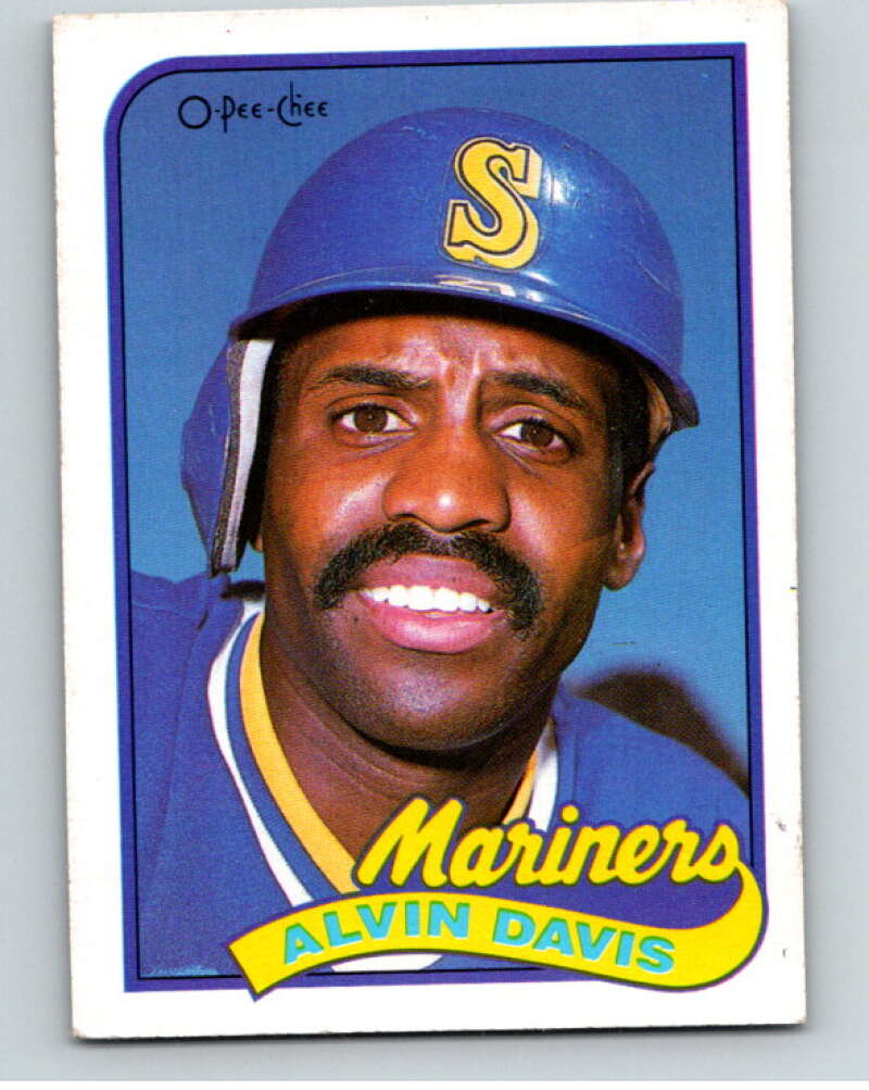 1989 O-Pee-Chee Baseball #57 Alvin Davis  Seattle Mariners  V95423 Image 1