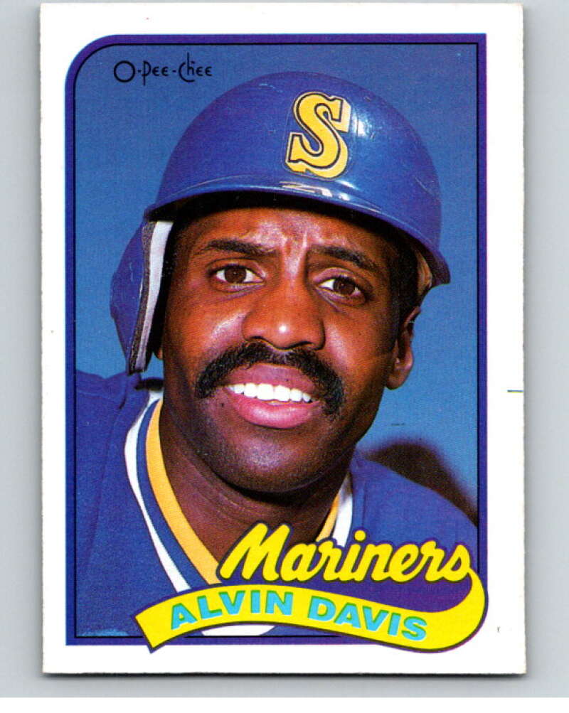 1989 O-Pee-Chee Baseball #57 Alvin Davis  Seattle Mariners  V95424 Image 1